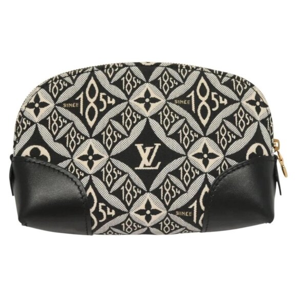 LOUIS VUITTON SINCE1854 Pochette Cosmetic PM Pouch Black - Picture 1 of 16